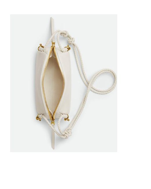 Bottega Veneta White Concert Pouch
