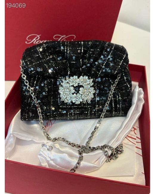 Roger Vivier Multicolor Chain Shoulder Bag