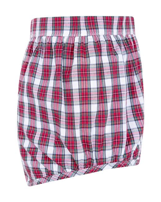 N°21 Red Checked Shorts