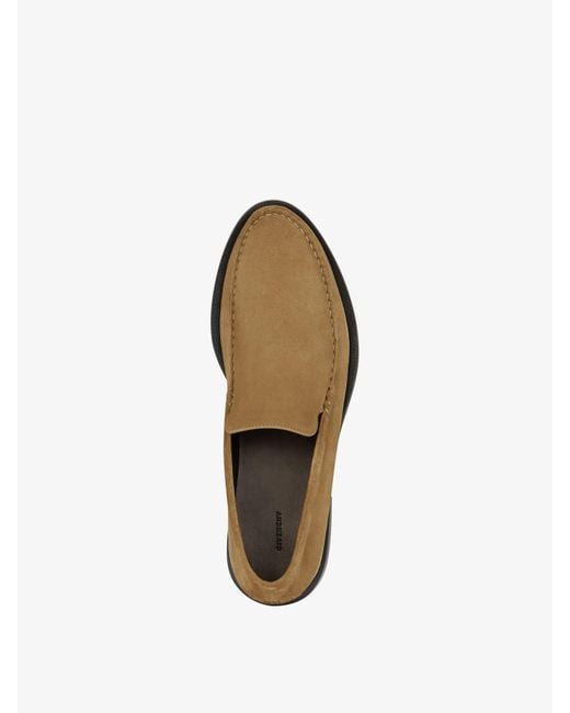 Givenchy Brown 60S Slip-On Suede Loafers for men