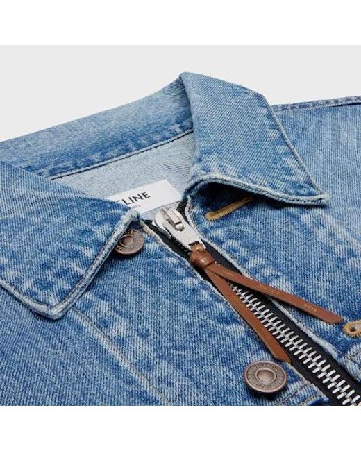 Céline Blue Trucker Jacket