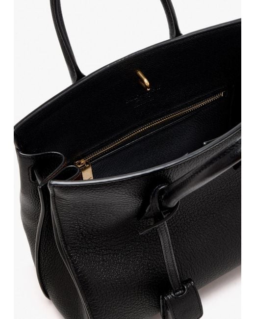 Saint Laurent Black Sac De Jour Top Handle Bag