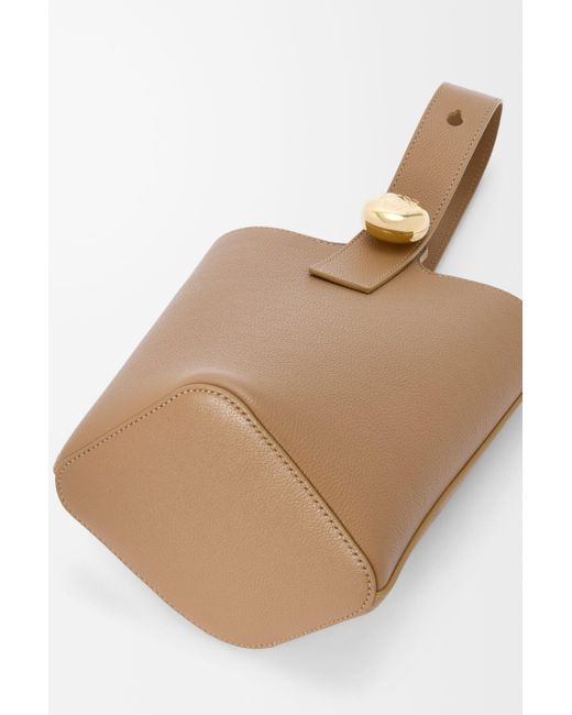 Loewe Natural Mini Pebble Bucket Bag