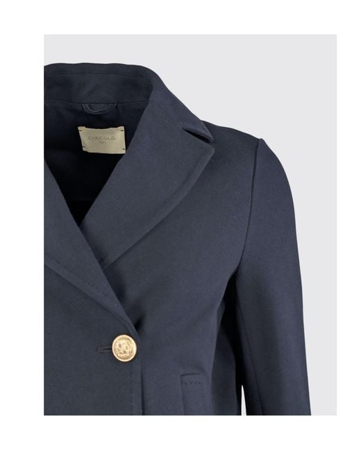 Circolo 1901 Blue Long-Sleeve Jacket