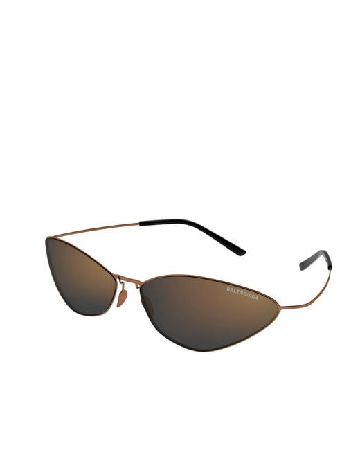 Balenciaga White Eyewear Cat-Eye Frame Sunglasses for men