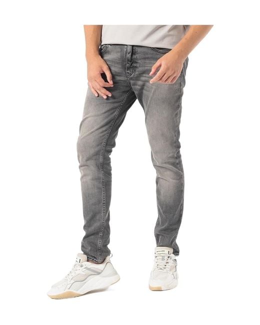 Boss Gray Delano Bc-C Nights Out Five-Pockets Jeans for men