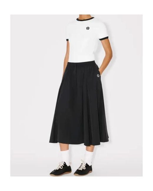 KENZO Black Boke Flower 2.0 Midi Skirt