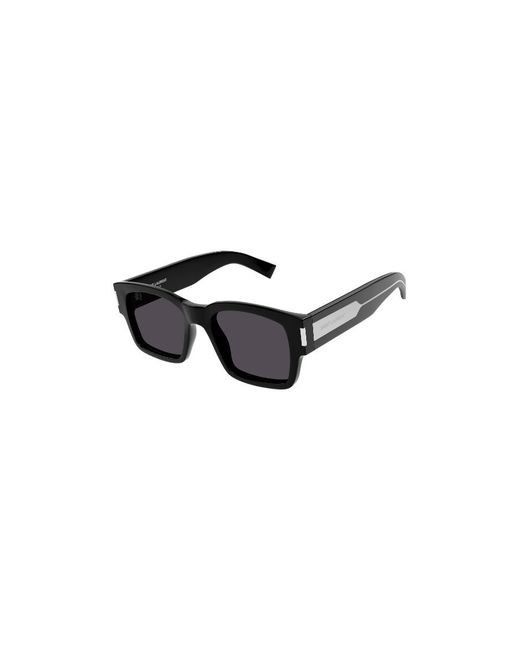 Saint Laurent Black Eyewear Sl 617 Rectangular Sunglasses for men