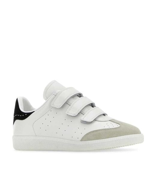 Isabel Marant White Logo Low-Top Casual Shoes