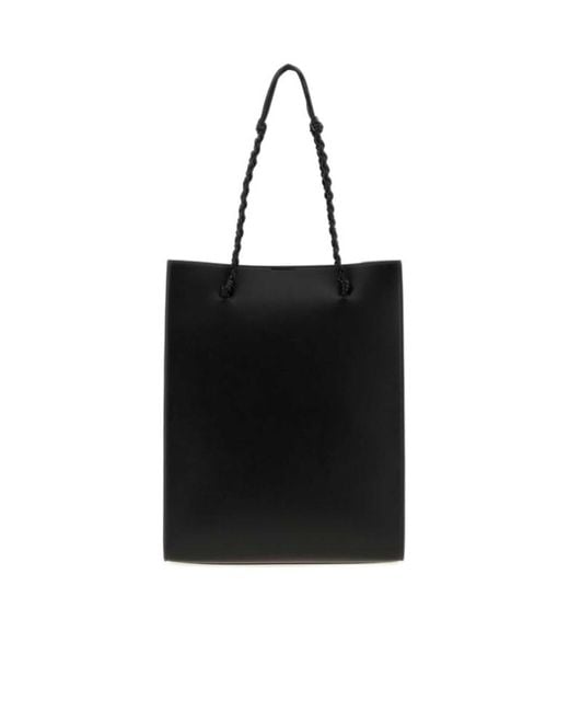 Jil Sander Black Tangle Shopping Tote Bag for men