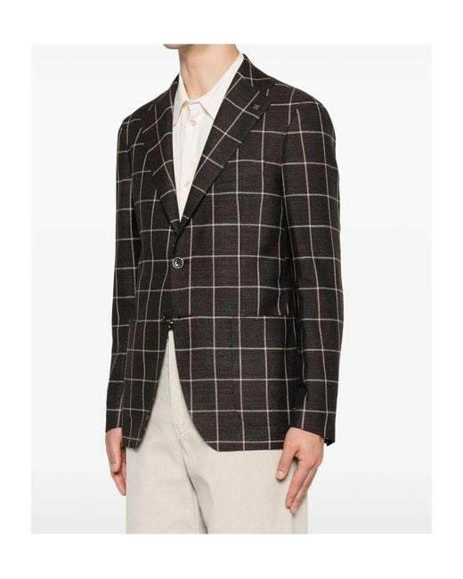 Tagliatore Black Blazers for men