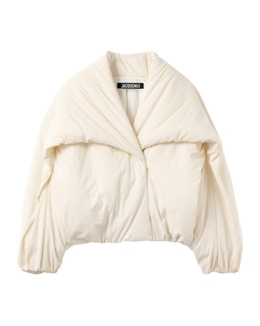 Jacquemus Natural The Châle Bomber Jacket