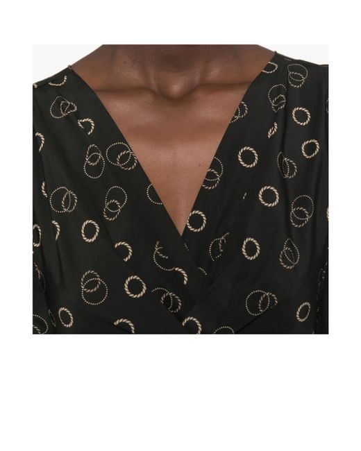 Isabel Marant Black V-Neck Dress