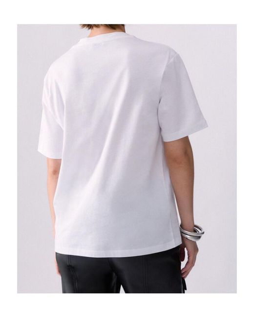 Liu Jo White T-Shirt With Jewel Embroidery