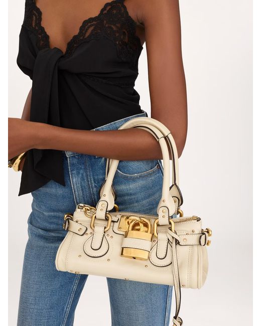 Chloé White Chloé Paddington Small Shoulder Bag