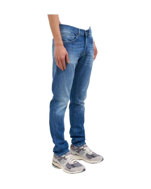 Dondup Blue George Slim Fit Jeans for men