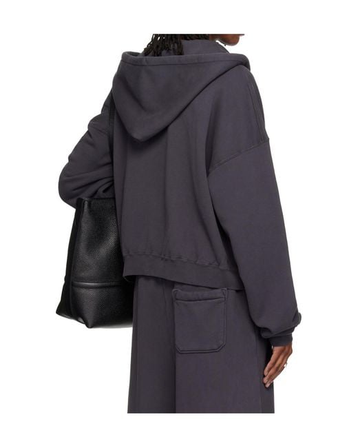 Lu'u Dan Black Zipper Hoodie for men
