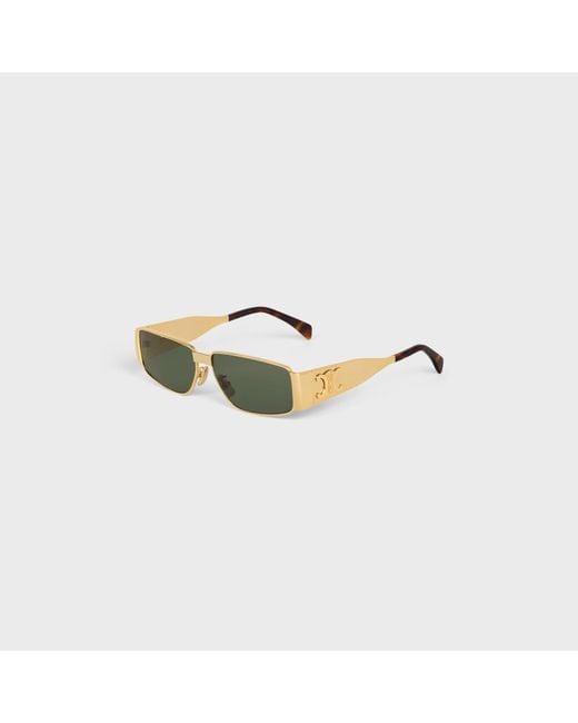Céline Green Triomphe Metal 06 Sunglasses for men
