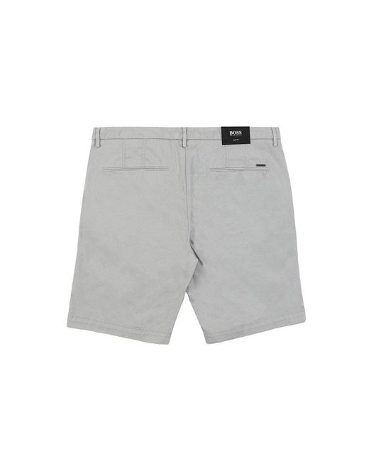 Boss Gray Logo Shorts for men