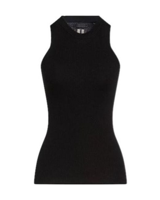 Rick Owens Black Sleeveless Top