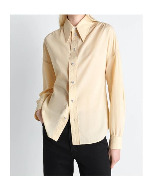 Lemaire Natural Pointed-Collar Shirt