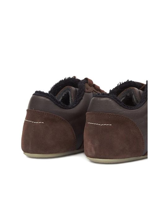MM6 by Maison Martin Margiela Brown Anatomic Sneakers