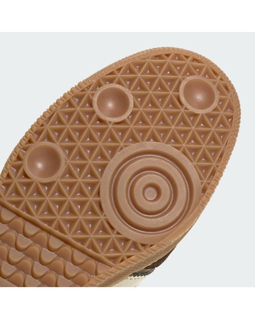 Adidas Originals Brown Samba Og Low-Top Sneakers for men