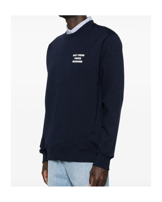 Drole de Monsieur Blue Drôle De Monsieur Le Sweatshirt Slogan Sweatshirt for men
