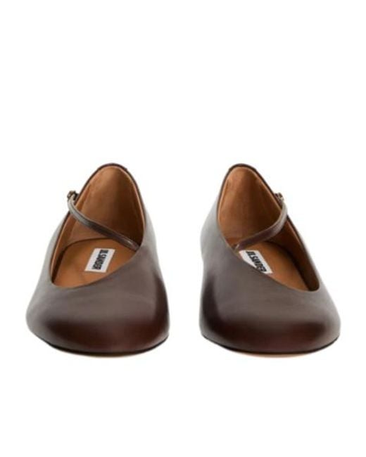 Jil Sander Brown Elyss Ballerina