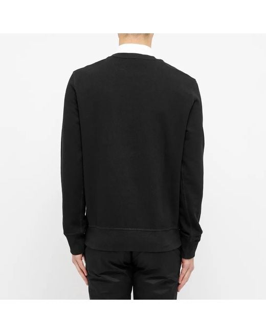 McQueen Black Feilong Logo Printed Hoodie for men