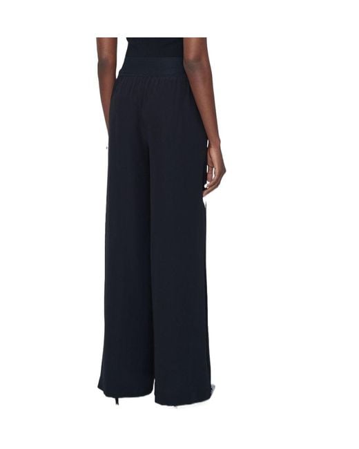 Joseph Black Wide Leg Trousers