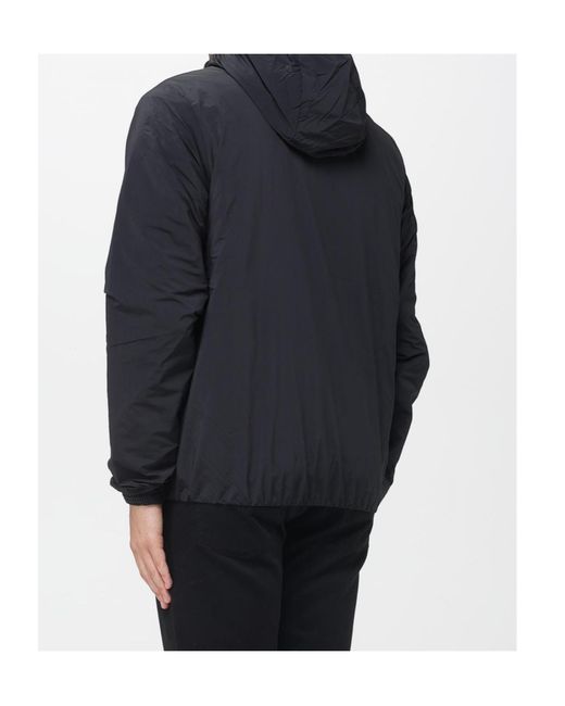 K-Way Black Jack Plain Warm Jacket for men
