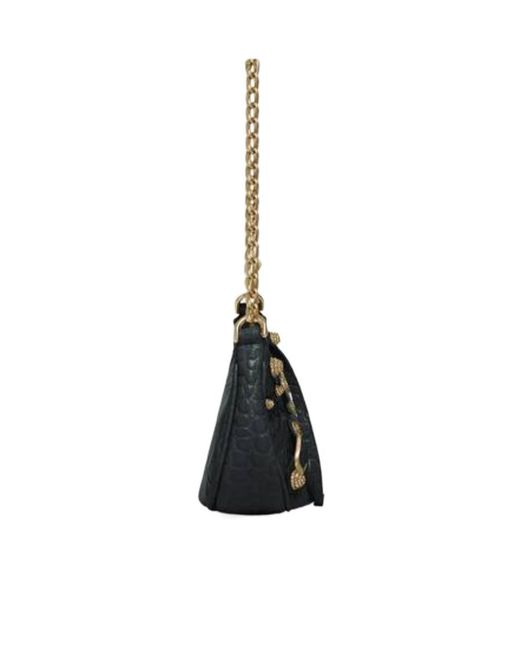 Balenciaga White Borsa Le Cagole Mini Con Catena Con Lavorazione Coccodrillo Da Donna