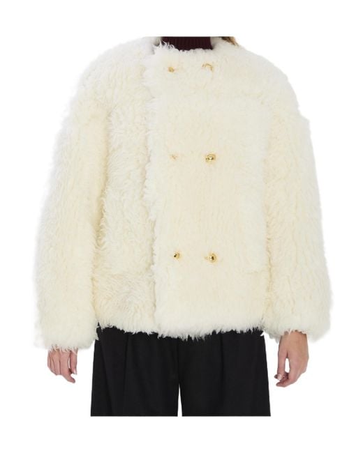 Céline Natural Fur-Effect Coat