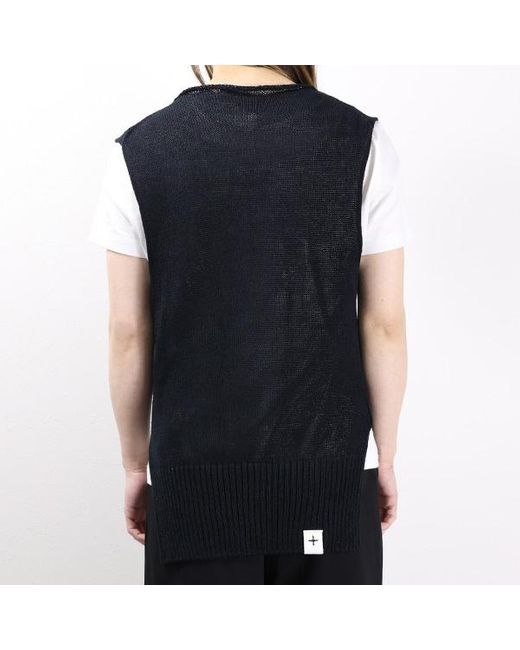 Jil Sander Black Sleeveless Knitted Vest