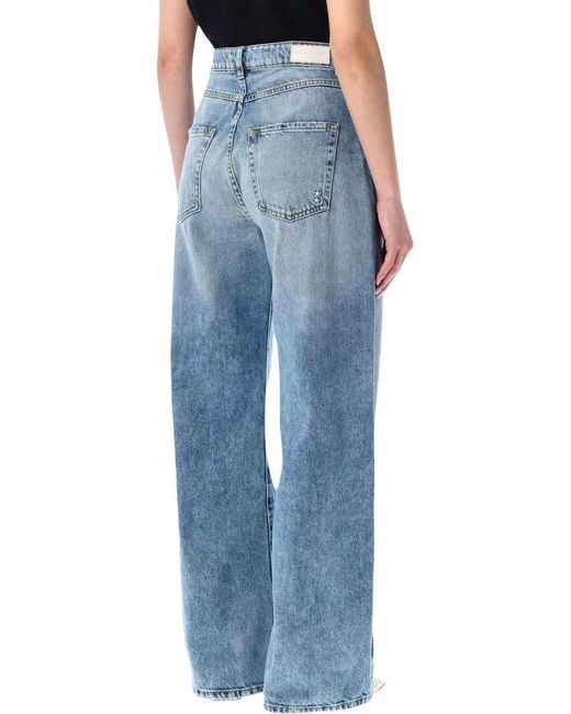 ICON DENIM Blue Debby Wide-Leg Jeans