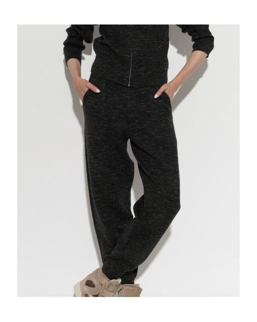Isabel Marant Black Drawstring Sweatpants