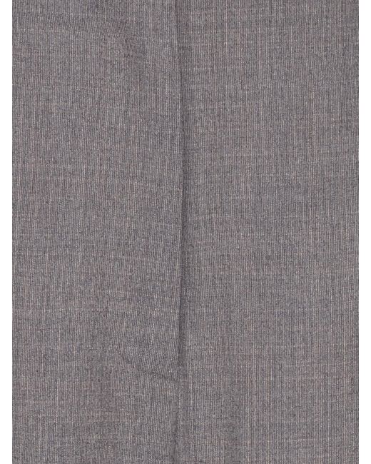 Givenchy Gray Wide-Leg Casual Pants
