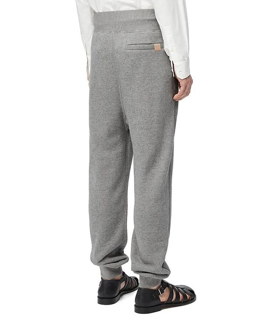 Loewe Gray Sweatpants for men