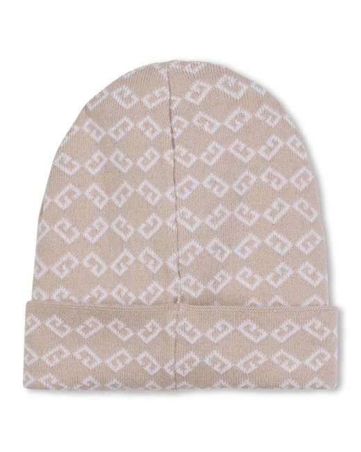 Givenchy Natural Logo-Embroidered Beanie Hat