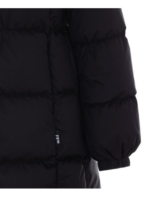 Add Blue Amadeus Hooded Puffer Coat