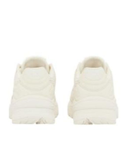 ARMANI EXCHANGE White Logo-Patch Panelled Sneakers