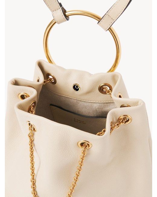 Chloé Natural Chloé Small Bracelet Backpack