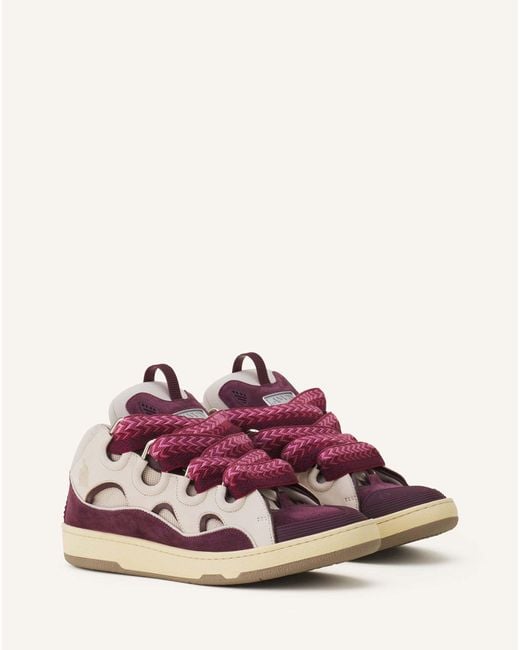 Lanvin Pink Curb Sneakers