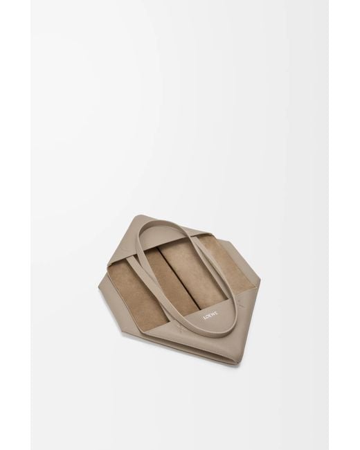 Loewe Natural Medium Puzzle Fold Horizontal Tote Bag
