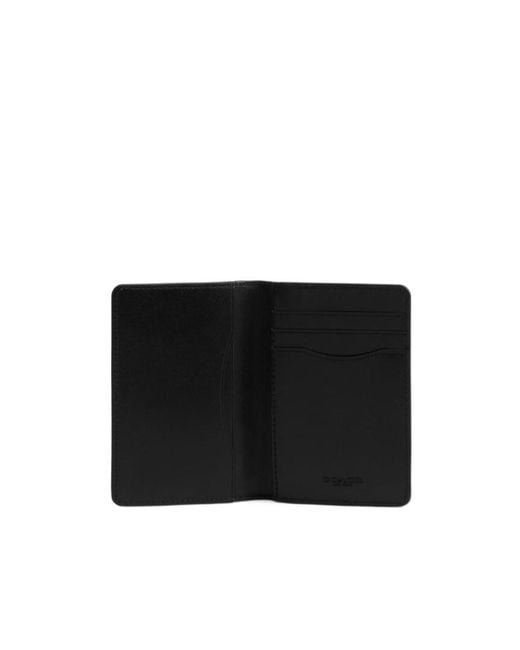 COACH Black Signature Cardholder for men