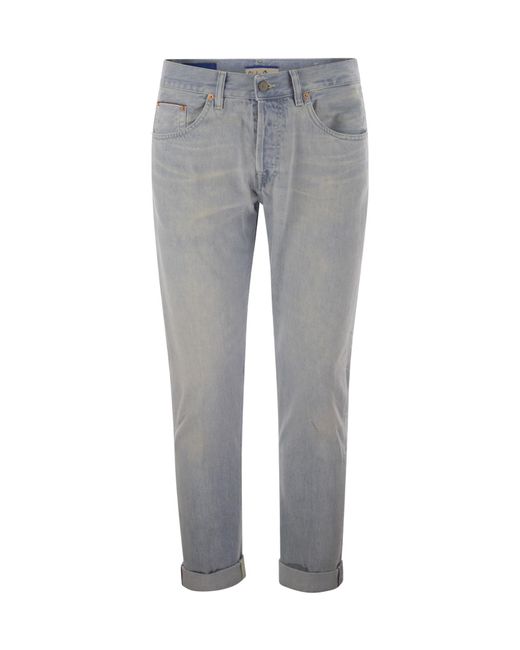 Dondup Gray Icon Selvedge Jeans for men