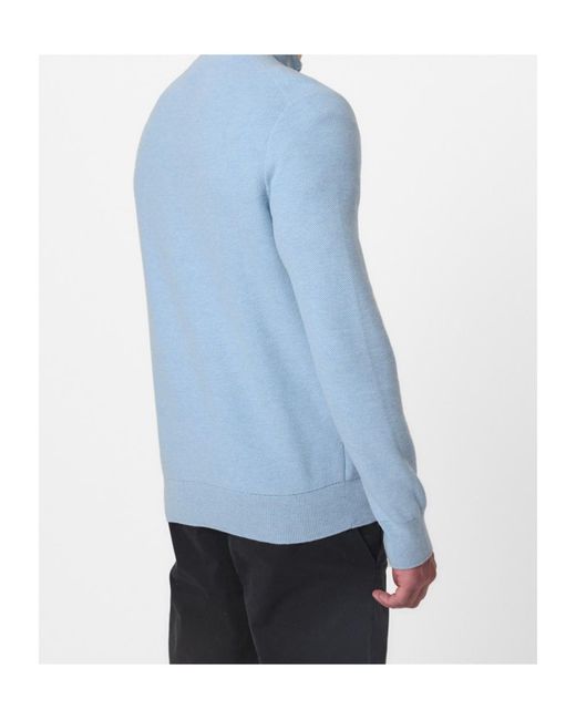 Polo Ralph Lauren Blue Quarter-Zip Jumper for men