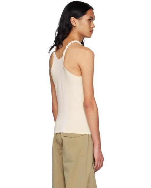 Dion Lee Natural Rope-Detail Tank Top