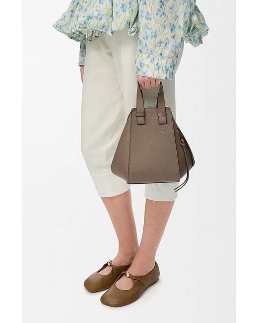 Loewe Brown Compact Hammock Bag